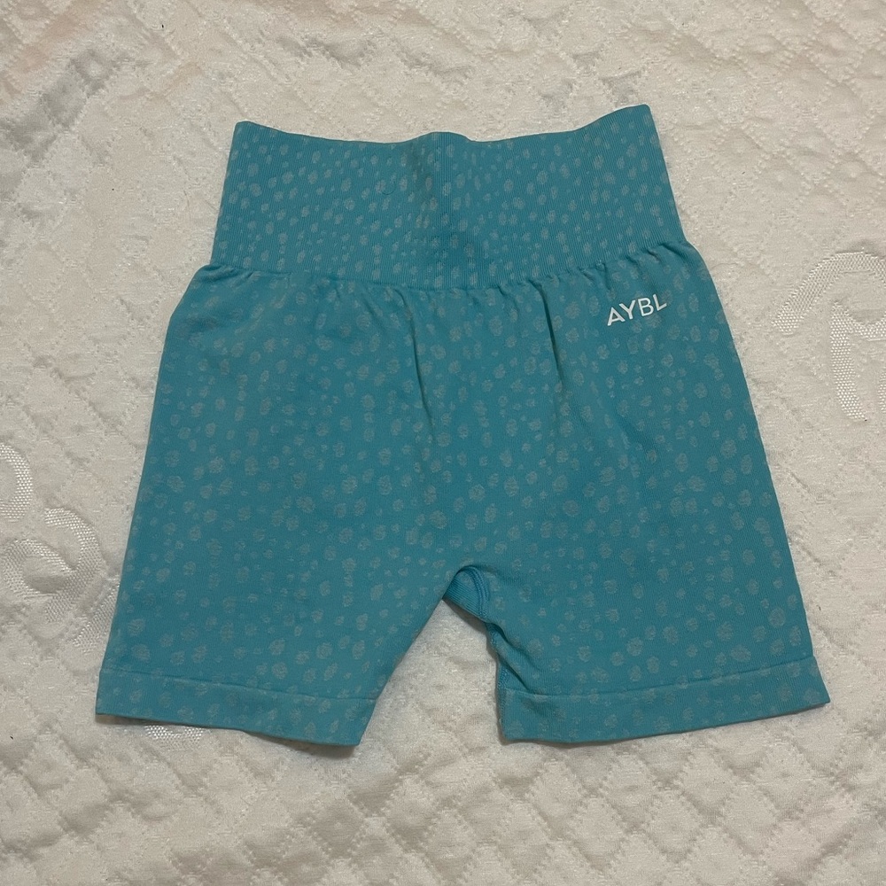 AYBL Blue Speckle, Scrunch Shorts